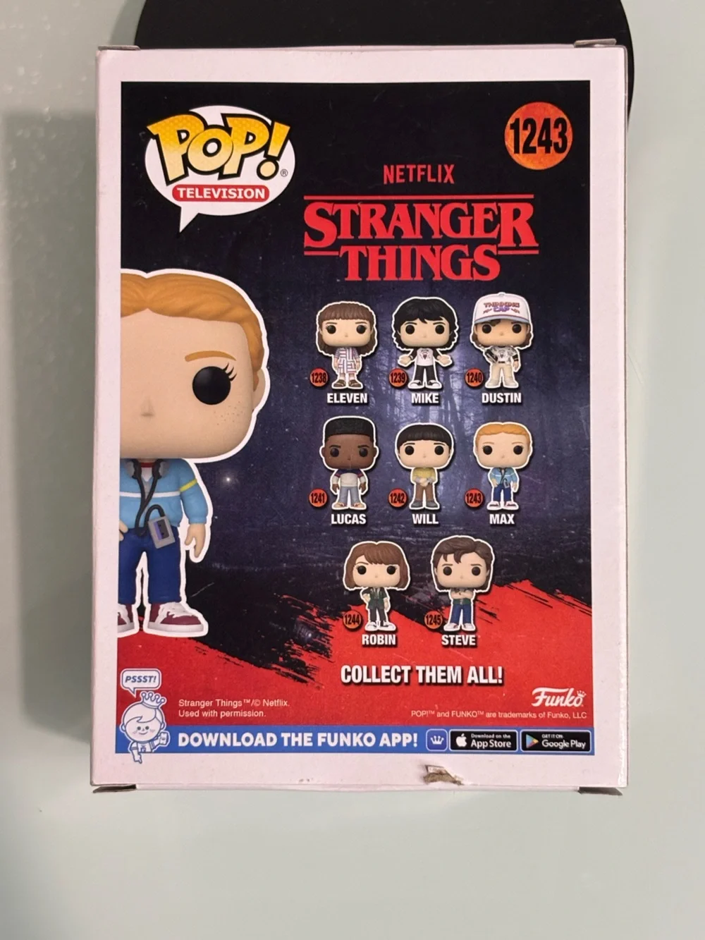 Funko Pop! Television Stranger Things Max #1243 New in Box